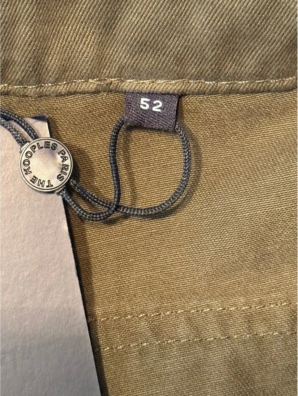 The Kooples‎ Patch Pocket Shorts Olive Green Men’s EU 52 XL NWT $175